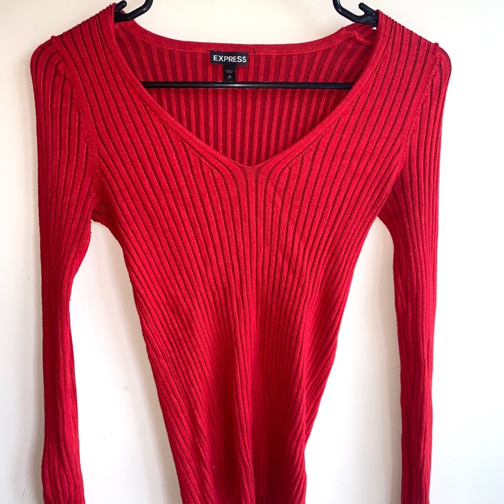Express Red longsleeve